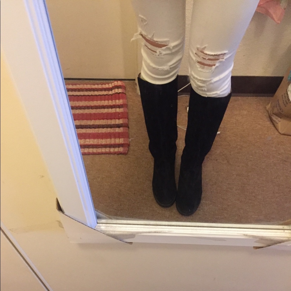 Isabel Marant Black knee high boots